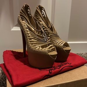 Christian Louboutin Zoulou Size 37.5 NEW